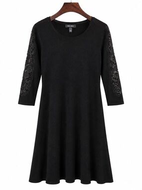 Nine West Black Sweater‎ Dress Size Large​​
